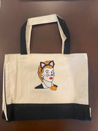 LUCY HALLOWEEN CAT TOTE BAG