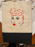 SKETCH TOTE BAG IN BLACK