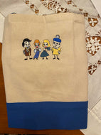 FOURSOME TOTE BAG ALL DRESSED UP-BLUE
