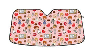 Car shade PINK CARTOON