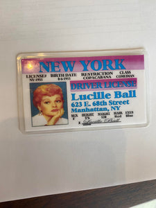 Lucy's drivers License