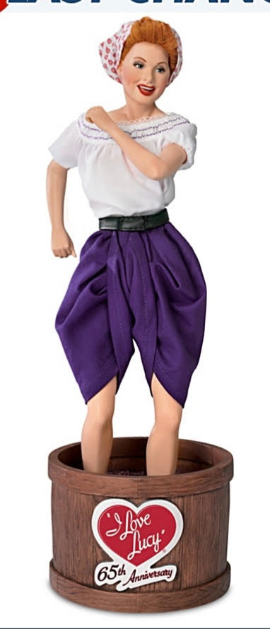 BRADFORD EXCHANGE GRAPE STOMPING LUCY – 59LucyLane.com