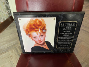LUCILLE BALL PLAQUE