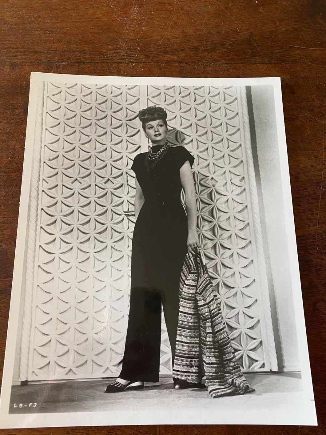 Lucille Ball in Black Dress Photo