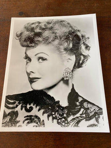 Lucille Ball Black & White Photo