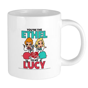 Coffee Mug Lucy and Ethel
