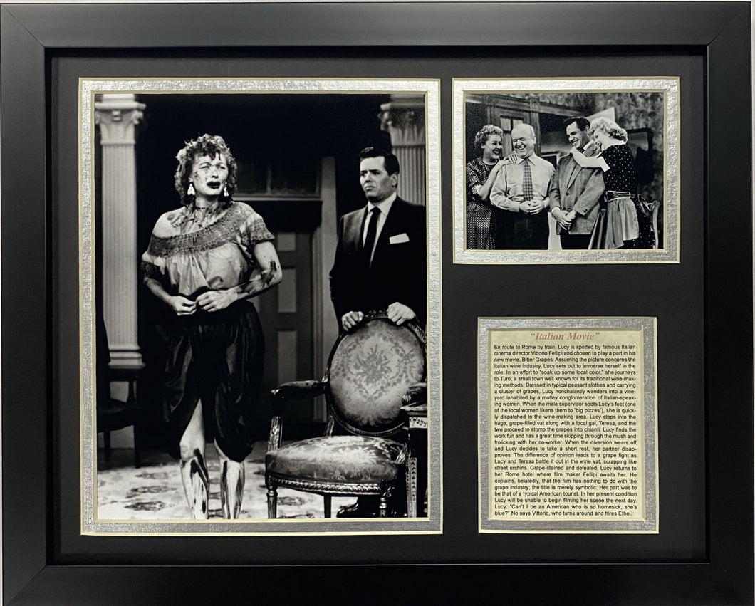 I Love Lucy's Italian Movie Framed Art