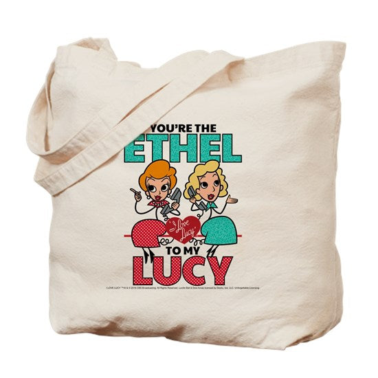 Ethel to Lucy Tote Bag