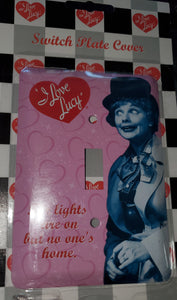 Lucy as Harpo Light Switch Cover