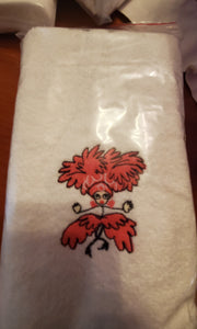 Show Girl Hand Towel - Embroidered