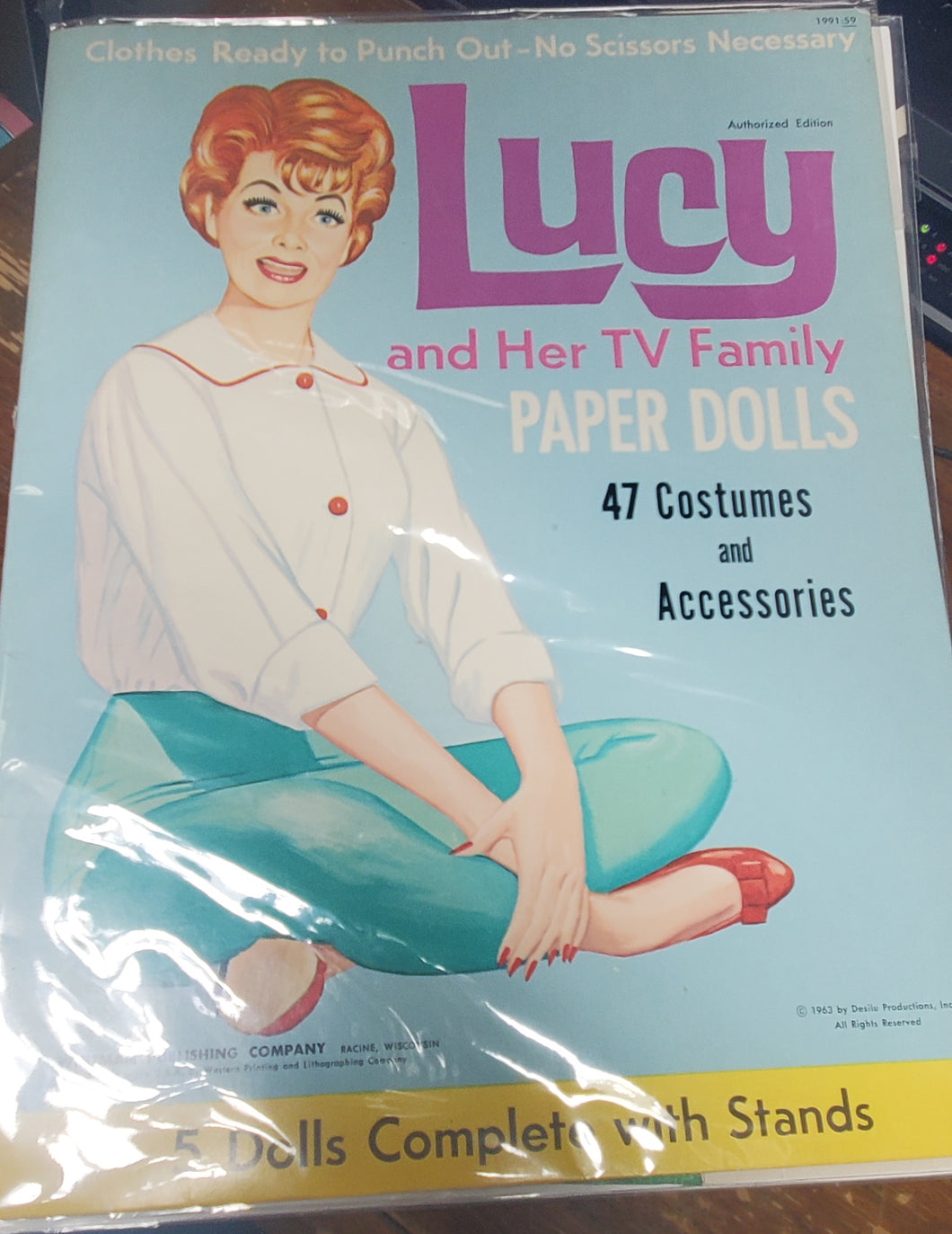 Lucy and Her TV Famil Paper Dolls