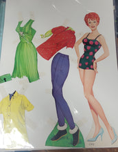 Load image into Gallery viewer, Lucy and Her TV Famil Paper Dolls