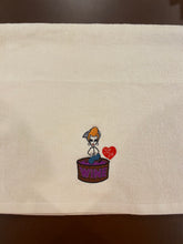 Load image into Gallery viewer, Embroidered Grape Stomping Towel