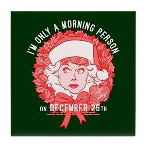 Morning Person December 25th Coaster