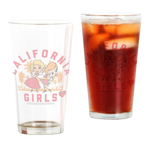 California Girls Drinking Glass 16 0unce
