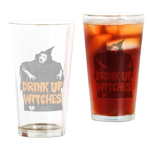 Drink up Witches Drinking Glass 16 ounce
