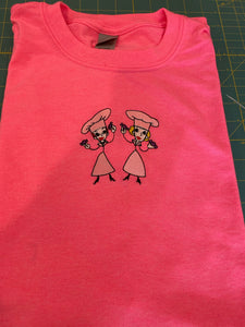 Lucy and Ethel Candy T-Shirt - Embroidered