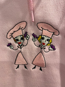 CANDY FACTORY HOODIE/SWEATSHIRT WITH OUR TWO GIRLS