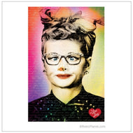 Color LA at Last Text Poster