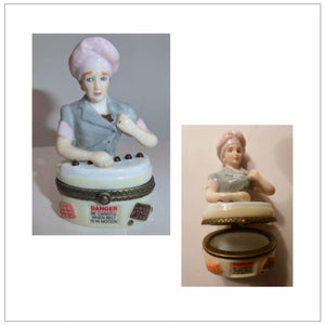 Candy Factory Porcelain Hinged Box