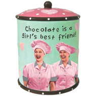 Chocolate Is A Girls Best Friend Cookie Jar