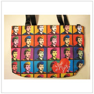 Color Block Large Shopper Tote