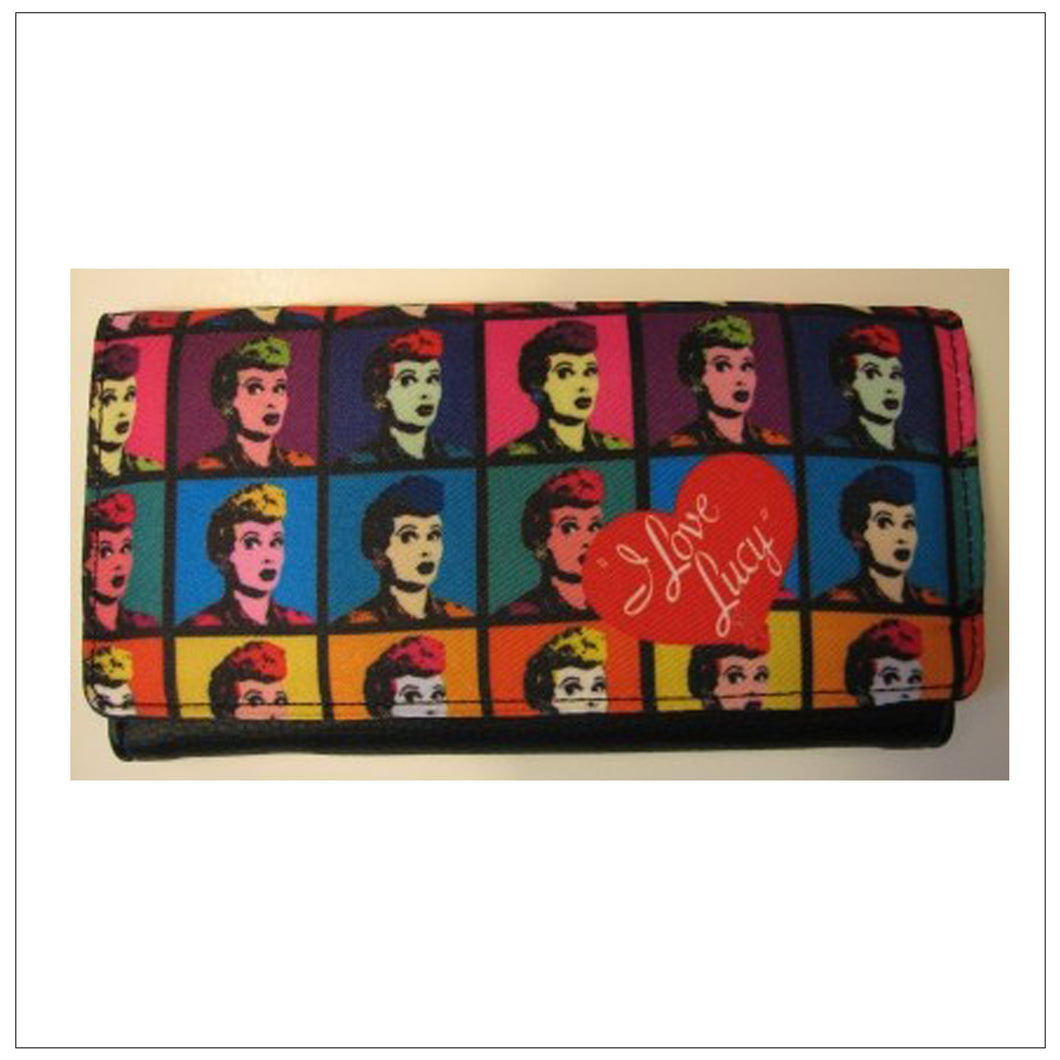 Color Block Wallet Pop Art