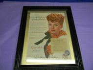ADVERTISEMENT FOR WOODBURY POWDER FRAMED