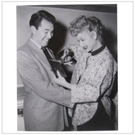 Dann Cahn and Lucy B&W Photo