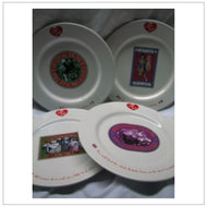 European Vacation Plate Set