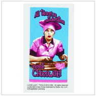 Except Chocolate Tea Towel