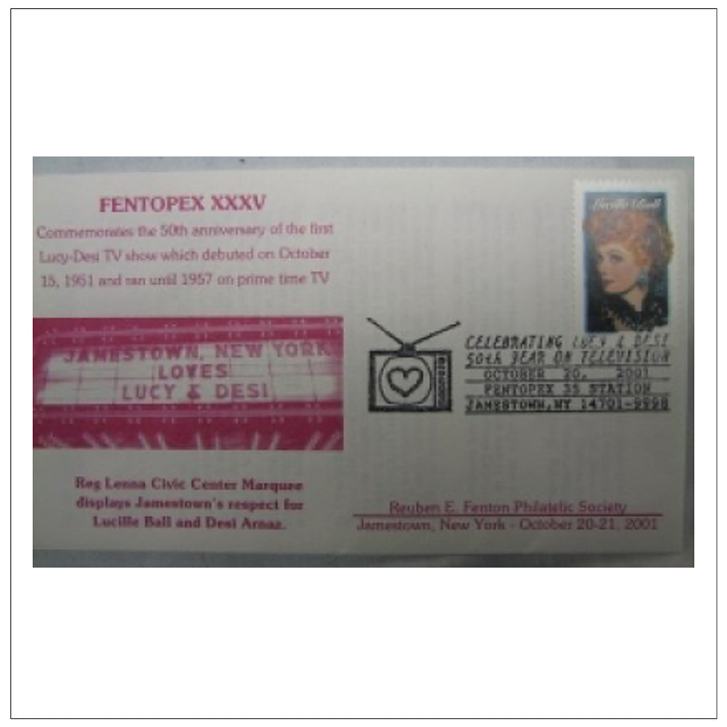 First Day Cover 50th Anny Pink