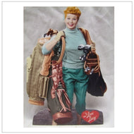 Golfing Cutout Card
