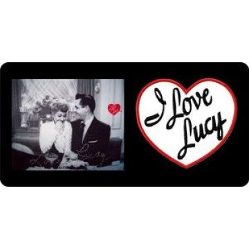 Lucy and Ricky License Plate