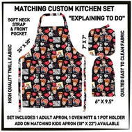 Colorful Pot Holder/Apron