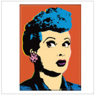 Lucy Red Art Magnet