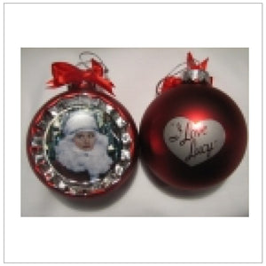 Red Santa Lucy Ornament