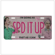 SPD IT UP License Plate