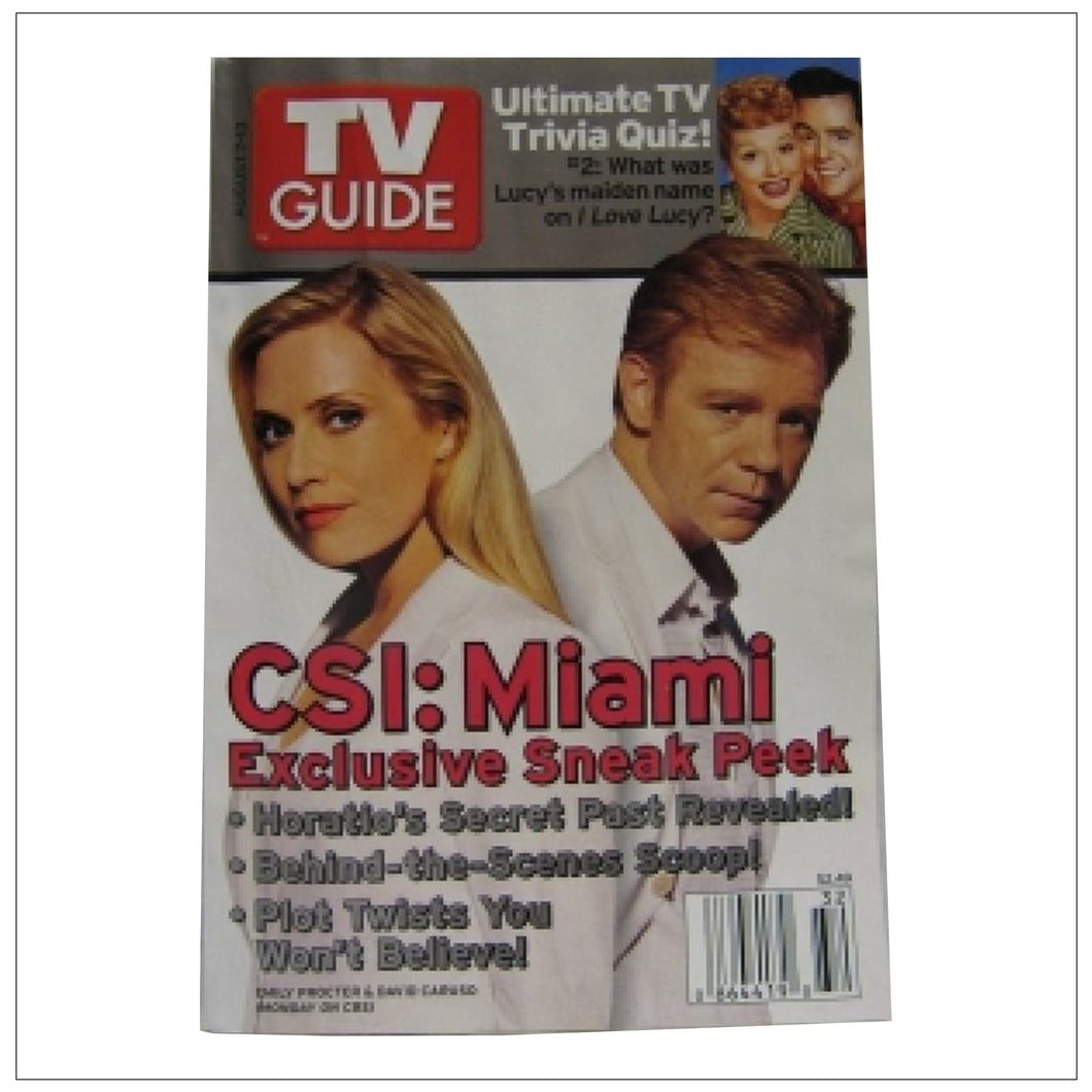 TV Guide Aug 7-13 2005