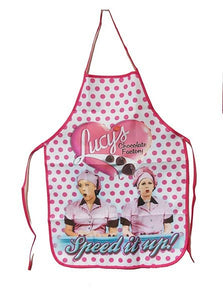 Lucy Apron with Polka Dots