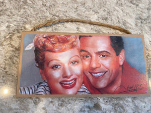 Lucy and Ricky Plaque/Sign