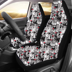Car Seat Cover - Black and White