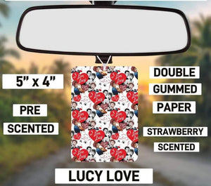 I Love Lucy Car Air Freshener