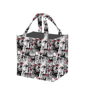 Utility Tote Black and White